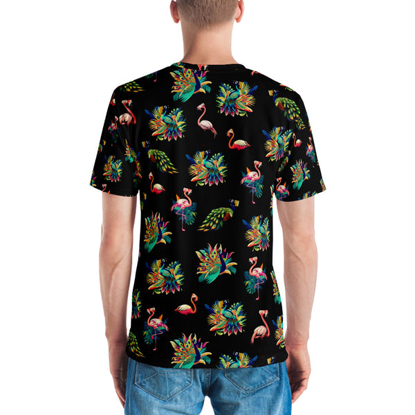 Men's All-Over Flamingo's & Peacocks