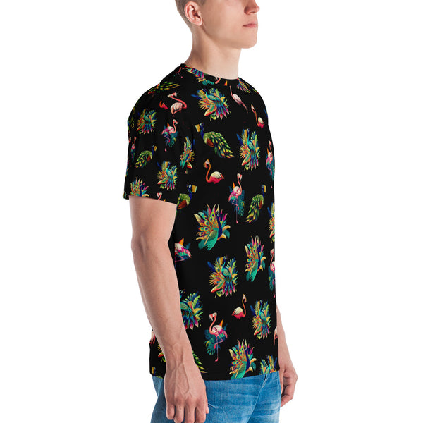 Men's All-Over Flamingo's & Peacocks