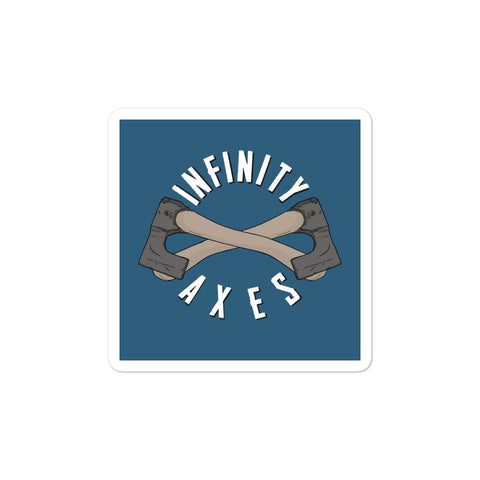 Infinity Axes Sticker