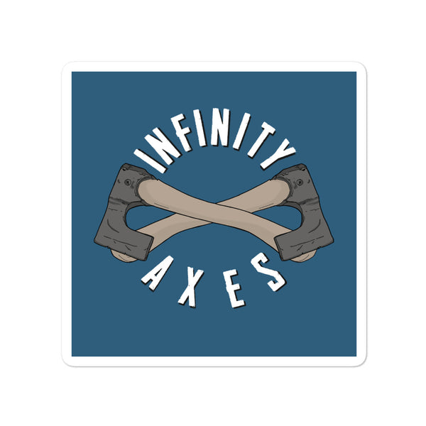 Infinity Axes Sticker